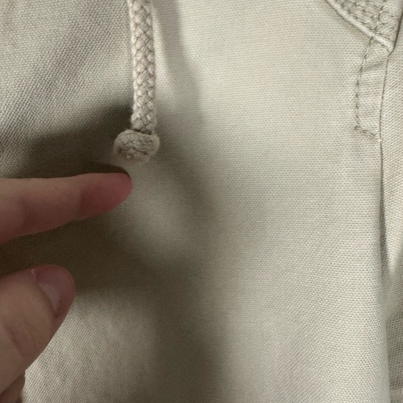 GAP Vintage Y2K Khaki Trench Coat Carmel Tan Button Zipper Combo Womens Small - Picture 5 of 9